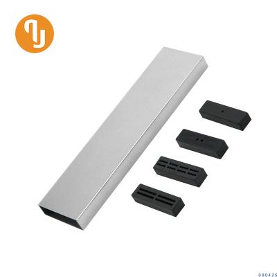 Micro PLC encapsulated steel pipe - with rubber plug