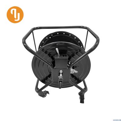 Compeletly Metal Reel Portable with four wheels for Tactical Military armoured Fiber Optic Cable